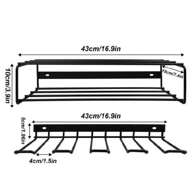 Power Tool Organizers Wall Mount Metal Shelf Holder Utility Storage Rack Drill Holder for Husband