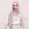 Cotton Jersey Instant Hijab Scarf Muslim Fashion Plain Wraps Soft Women'S Head Hood Scarf Elasticity Shawls Underscarf Headscarf