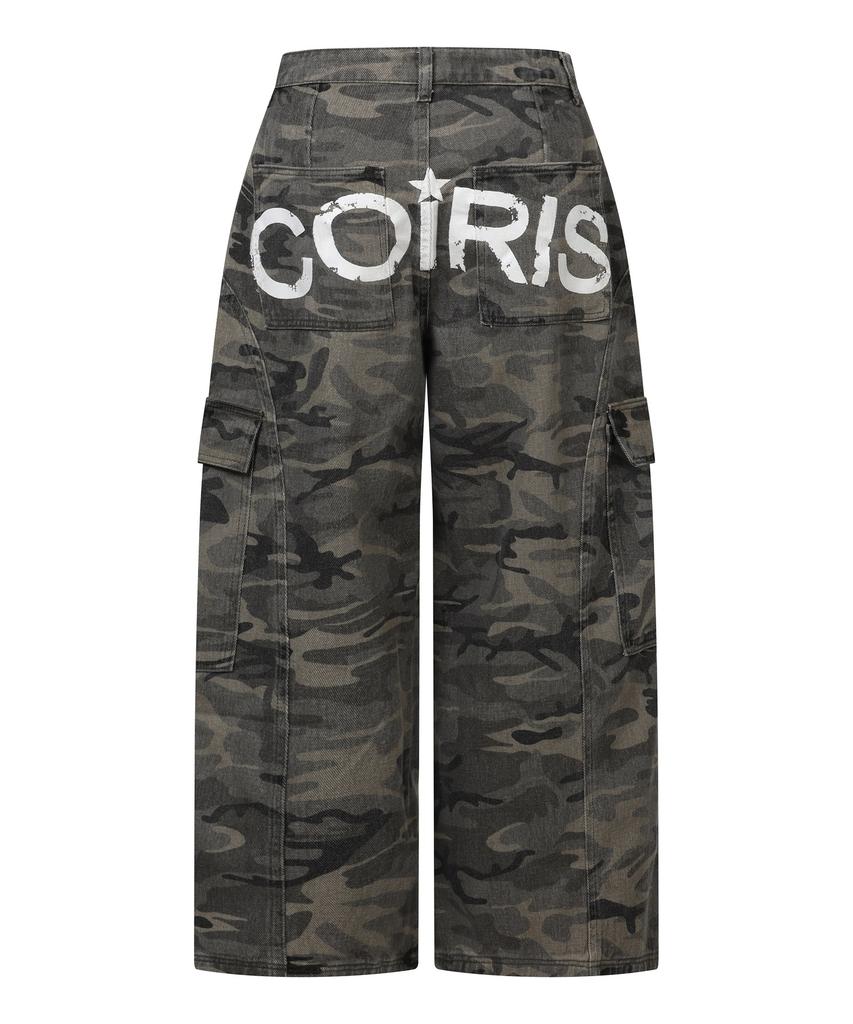 Koiliseu Maon Camo Cargo Cotton Pants Unisex