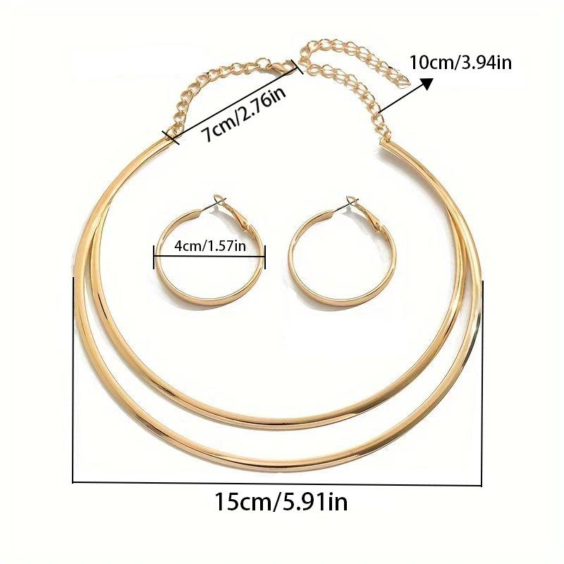 European and American Personality Wide Version Temperament Earrings Jewelry Women