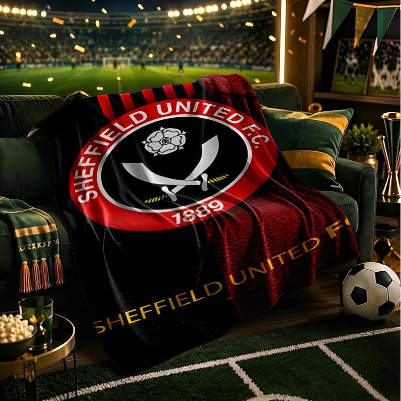 Global Football Club Sheff Blanket Lightweight Ideal Bedding Blanket Perfect for Travel, Camping, Living Rooms, Offices, Sofas, Fan Christmas gift