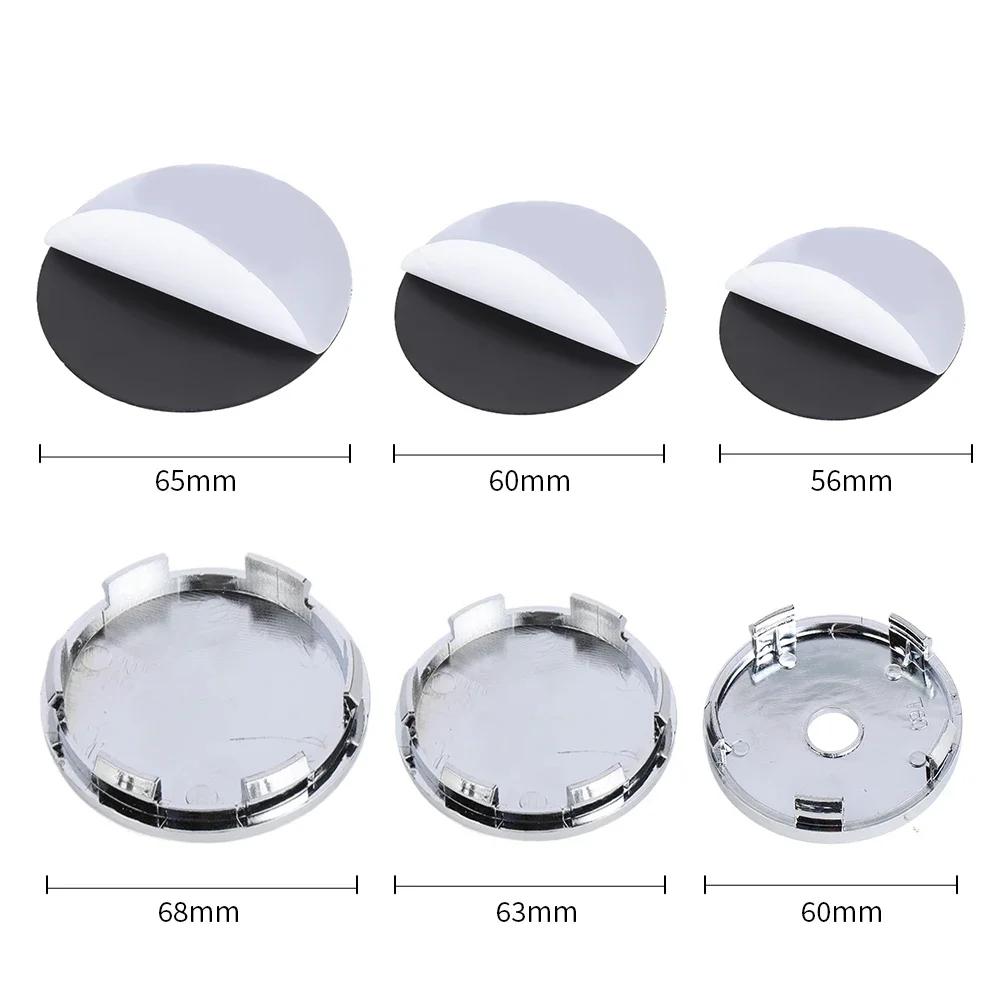 4 Stück 56/60/65/68mm Auto Radmitte Nabenabdeckungen Nabenkappe Dekor Aufkleber für BMW M F31 F34 F32 E52 E53 E60 E90 E91 E92 E93 F01 F30