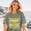 Music T-Shirt Music Tee Rock Band Tee Music Slogan Tee Gift for Boy Teen Girls Mom Dad Grandma Grandpa Family Sister Brother Crew Team Party