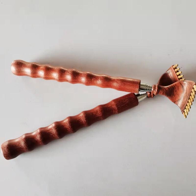 Red Pear Wood Extendable Back Scratcher