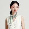 12mm 100% mulberry silk high-end fashion handmade crescent edge exquisite and versatile silk scarf for women