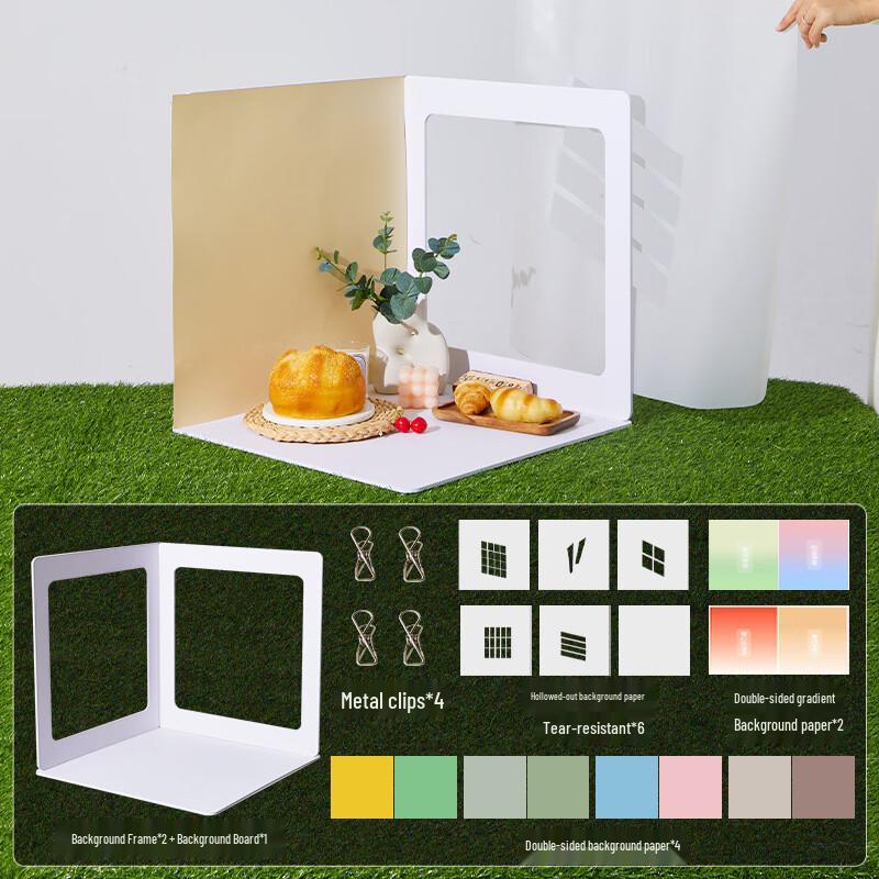 OLOEY Self-Locking Photography Background Board Kit