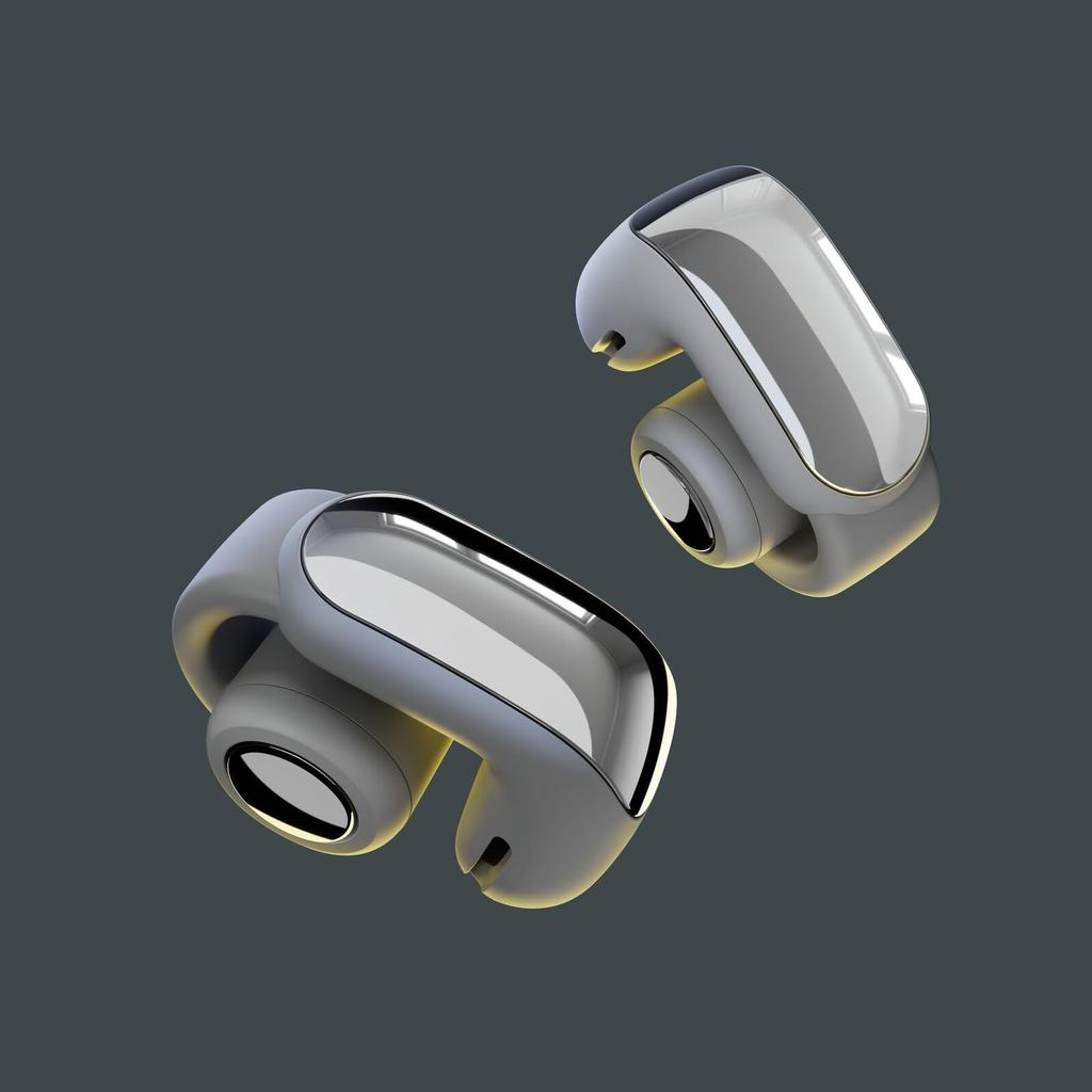 Bose Ultra Open Earbuds LE Space Audio Fully Wireless Bluetooth Earphones Microphone Water-Resistant Moonlight Gray
