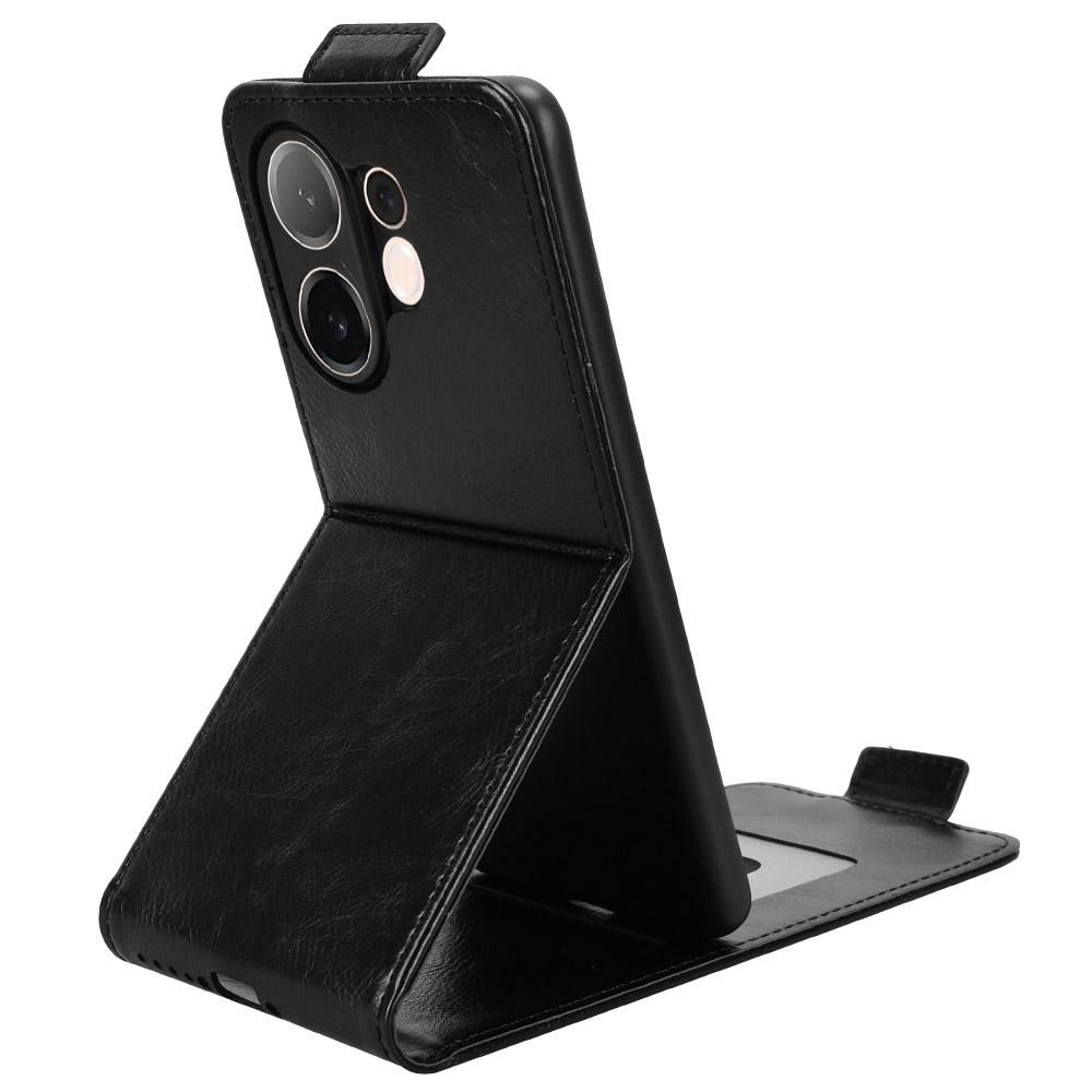 For Vivo V60 5G Stand Case Magnetic Clasp Vertical Flip Leather Phone Cover with Card Holder