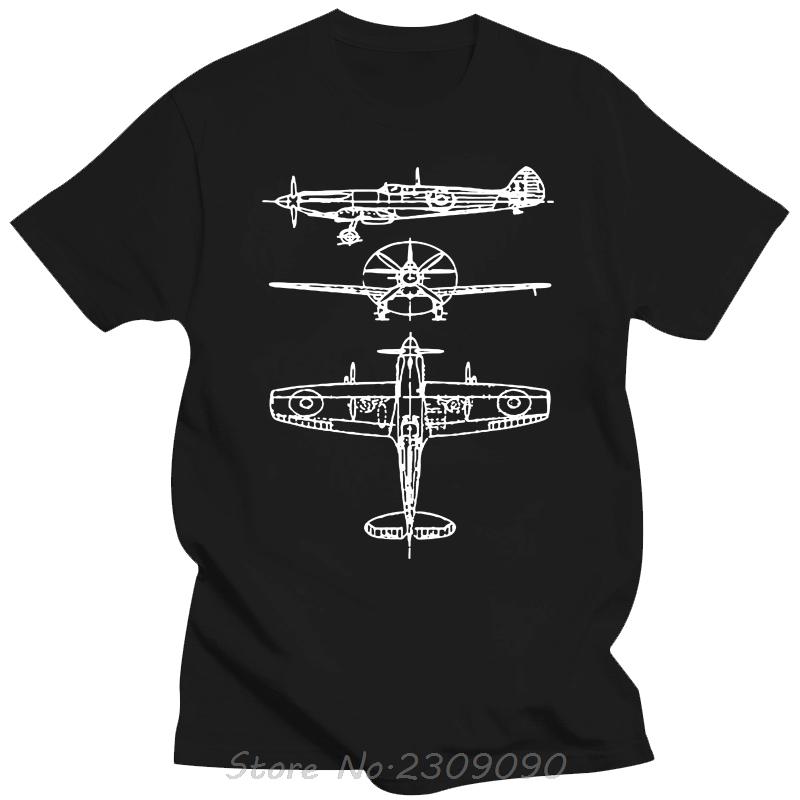 

Pitfire Aircraft Blueprints Pilot T-Shirt Spitfire Airplane Vintage Hilarious Aircraft Plane Module T Shirt Men Oversized Tshirt S разноцветный