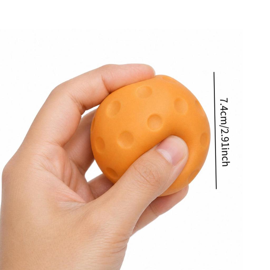 3Pcs Foam Pickleball Balls Sturdy Professional Home Soft Noise Reducing 74mm