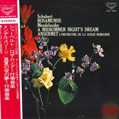 Disc LP SCHUBERT, MENDELSSOHN, ANSERMET, L' - Rosamunde / Visul unei nopți de vară SLC1963 LONDON Japonia Obi Clasic Folosit