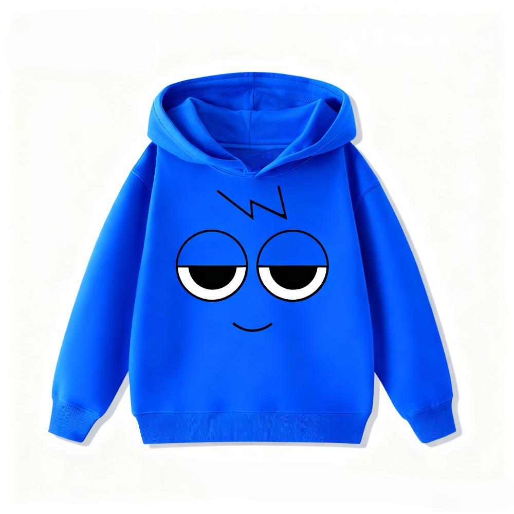 Sprunki Music Rhythm Box Peripheral Children's Hoodie Sweatshirt Boy and Girl Clothing Autumn and Winter Warm Children's Clothes