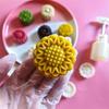 Midautumn Festival Sunflowers Cutter Moon Cake Mould Set Used for Cake Cookie Dessert Cutter Cake Baking Decorations