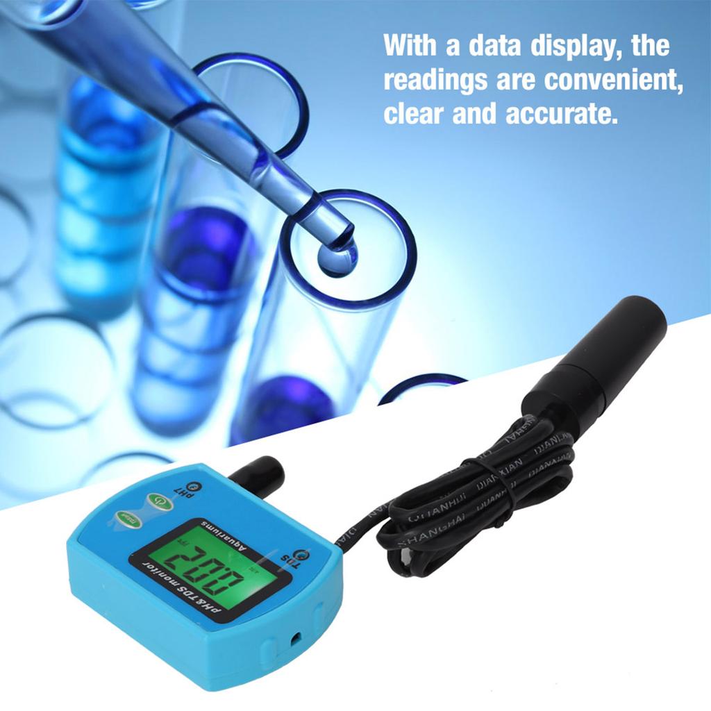 9851 New Water Quality Detector PH TDS Meter PH TDS Analyzer Online Monitor
