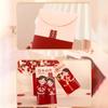 6Pcs Traditional Chinese Wedding Red Envelope Lucky Money Packets Blessing Red Packet Hongbao Wedding Gifts