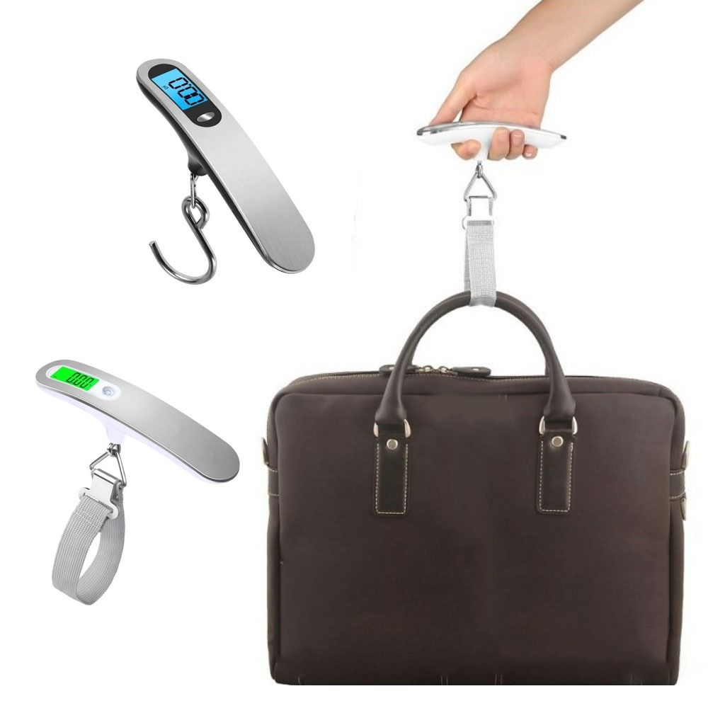 LCD Display Digital Luggage Scale Handheld Weight Balance Tool Baggage Weight Scale  for Home