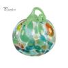 Cute Autumn Centerpiece Mini Hand Blown Glass Pumpkin Ornament, Collectible Thanksgiving Halloween Decoration Faux Crystal Hanging for Fall,