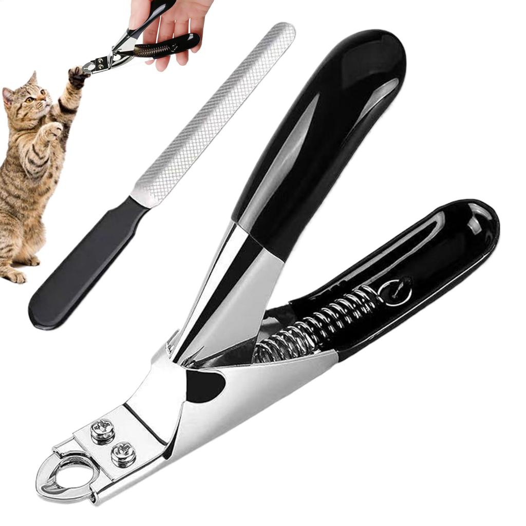 Dog Nail Clippers Stainless Steel Pet Claw Grooming Tool With File Cat Nail Cutter for Small Medium Large Puppy Kitten Home