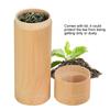 Wood Portable Tea Canister Sealed Tube Design Sealed Tea Container Box Tea Storage Jar  Travel Use