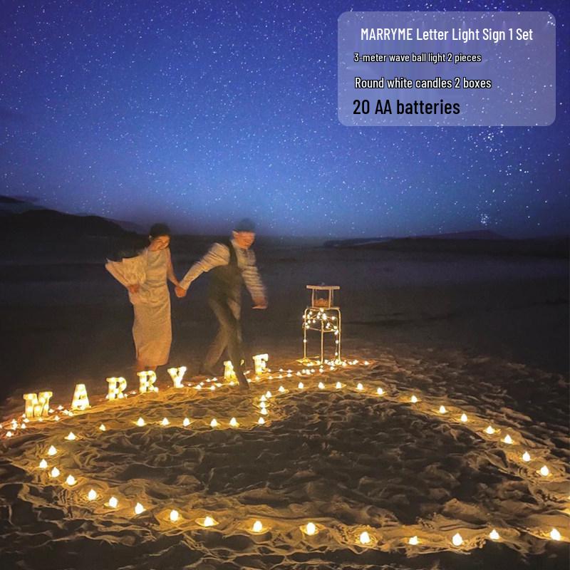 Qixi Festival Romantic Surprise Proposal Decoration Set