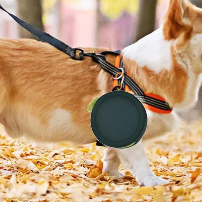 Mini Silicone Zippered Pet Treat & Makeup Bag – Waterproof Coin & Earphone Purse for Travel.