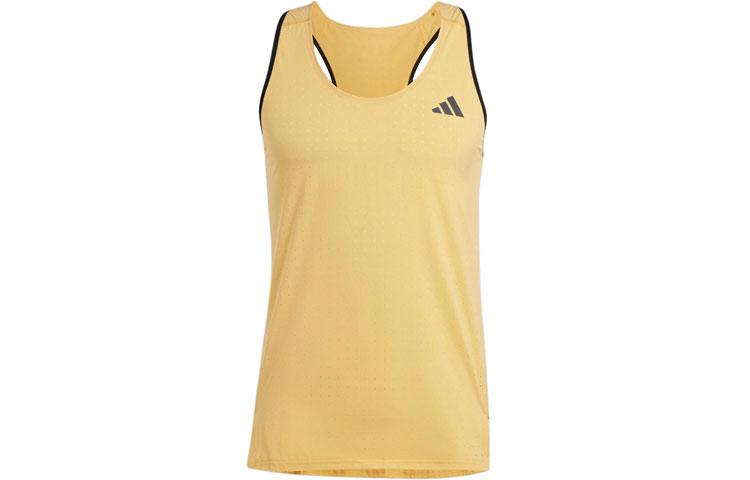 Adidas Running Tank Top Men s Yellow IW6107 XXL
