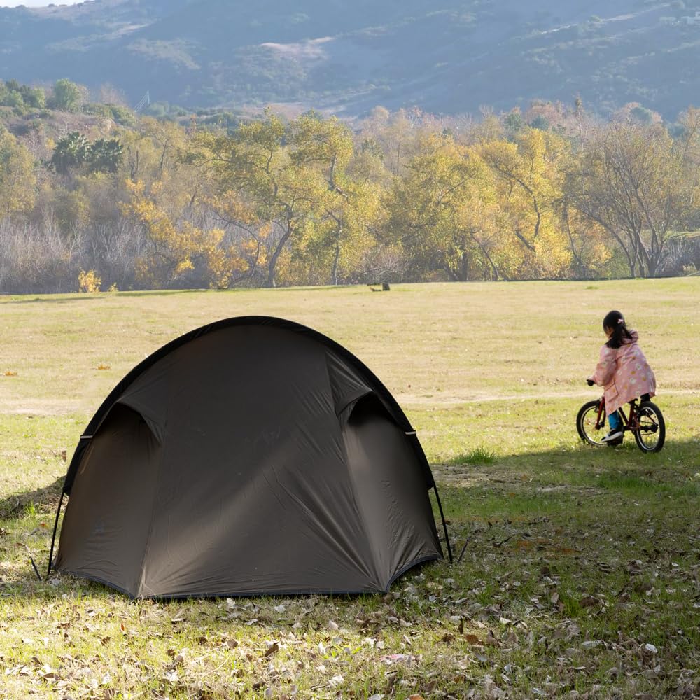 TOMOUNT Solo Tent Ultra lehký stan pro 1 osobu 20D nylonový batohový stan Dvouvrstvý vodní tlak 3000 mm Snadno postavitelný Dvoustěnný horský stan