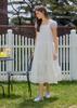 Anoetic Apron Cancan Dress_White