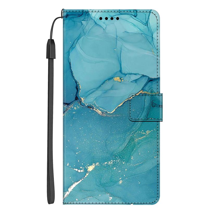 Leather Flip Case for Samsung A37 A57 Cover Wallet Book Stand Magnetic Cove Galaxy A 57 37 5G Capa Marble Partterns Funda Bumper