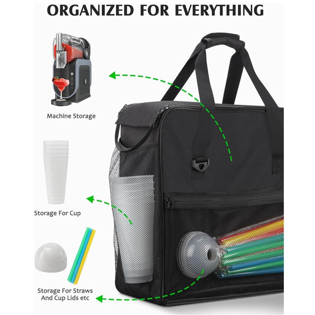 44*26*10cm Smoothie Machine Storage Bag Oxford Cloth With Adjustable Shoulder Straps For-SLUSHi Machine Portable Transport Box