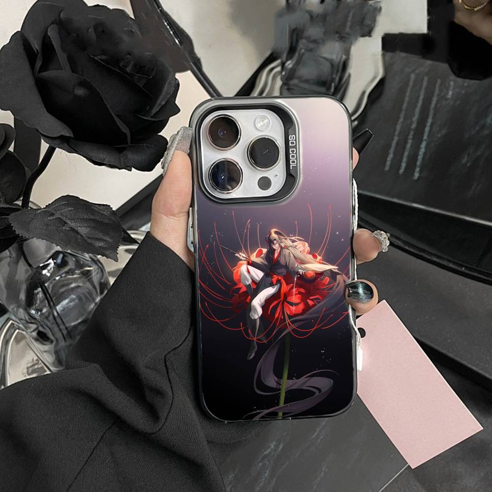 Grandmaster M-Demonic Cultivation Phone Case For iPhone17, 16,15,14,13,12 Pro Max Black Candy Matte Shockproof Cover