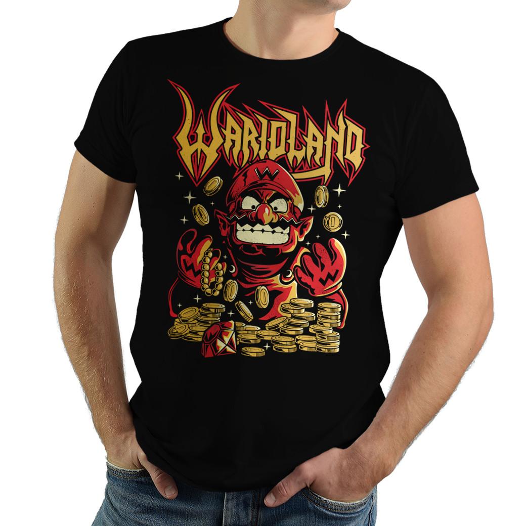 Wario Video Game Super Mario Bros Unisex Men s Women s Nintendo New T-Shirt M