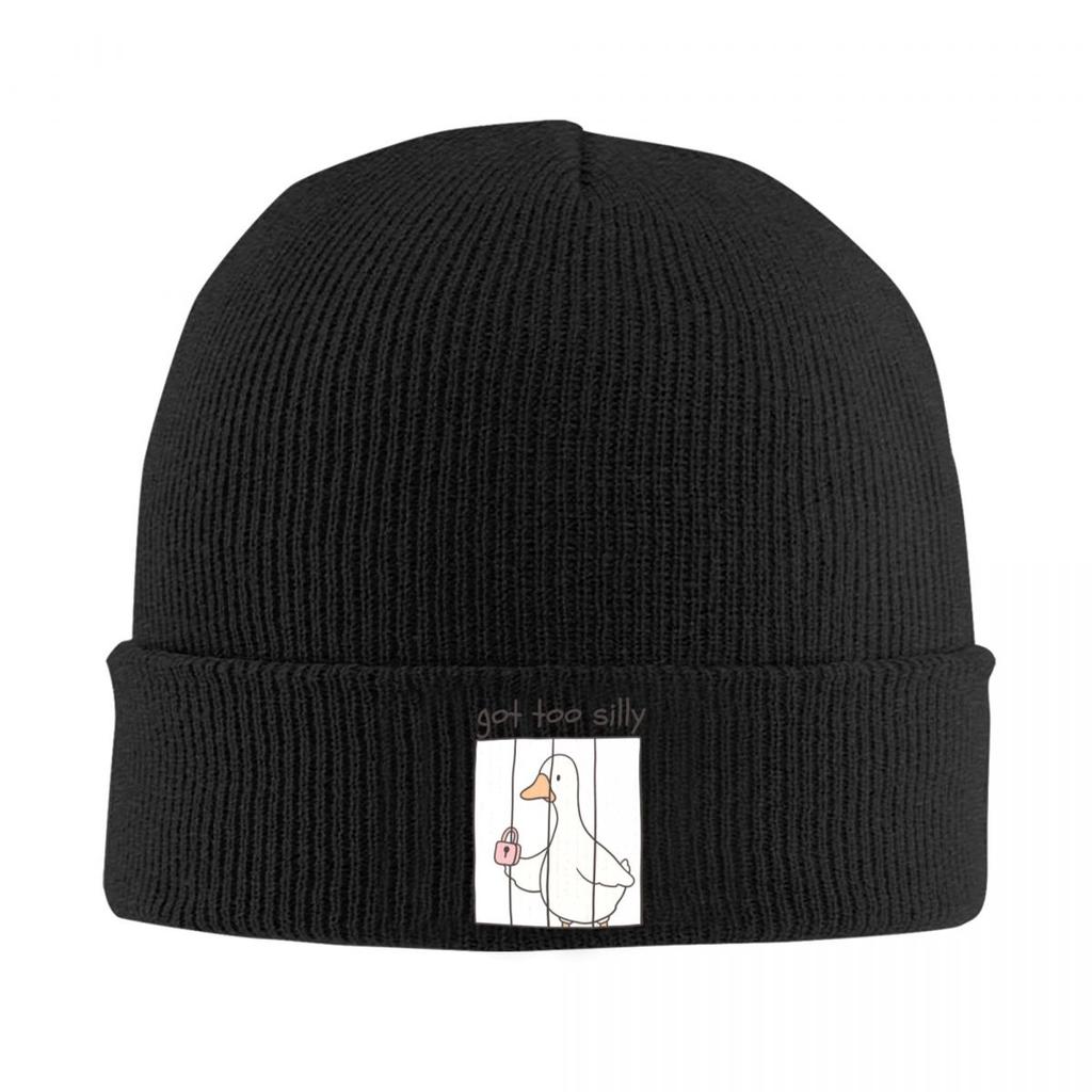 Got Too Silly Goose Funny Warm Knitted Cap Fashion Bonnet Hat Autumn Winter Outdoor Beanies Hats for Unisex Adult
