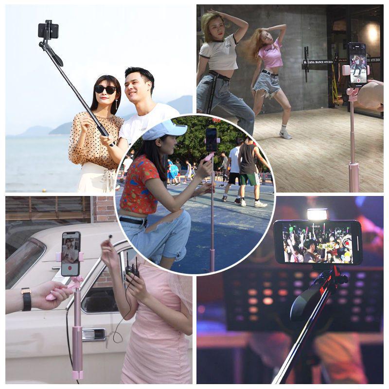 2025 Premium Metal Bluetooth Selfie Stick & Tripod: Multifunctional Mobile Stand for Steady Shots