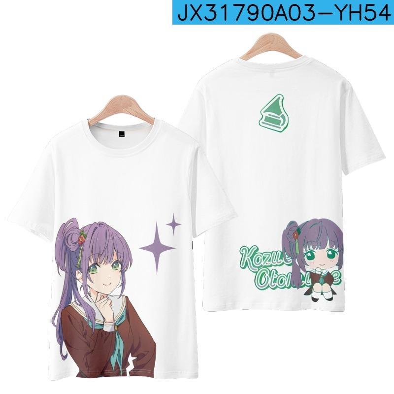 2026 Hatsune miku animation peripheral short-sleeved Children t-shirts kawaii dimensional student clothes T-shirt