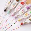 Marcador de Calendário Não Tóxico Material Escolar Brinquedos Fita Corretiva de Pressão Múltiplos Estilos Disponíveis Adesivos Decorativos Kawaii para Scrapbooking
