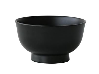 [Nakagawa Masashichi Shoten, Dai Nippon Ichi, Wrapped In Washi Paper] Urushi Rindo Echizen Hard Lacquer Asakura Bowl, 4 Inches, Black