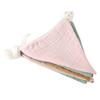 Baby Banner Flag Nursery Garland Triangle Bunting Flag Soft Fabric Vivid Color Kids Banner Nursery Decor