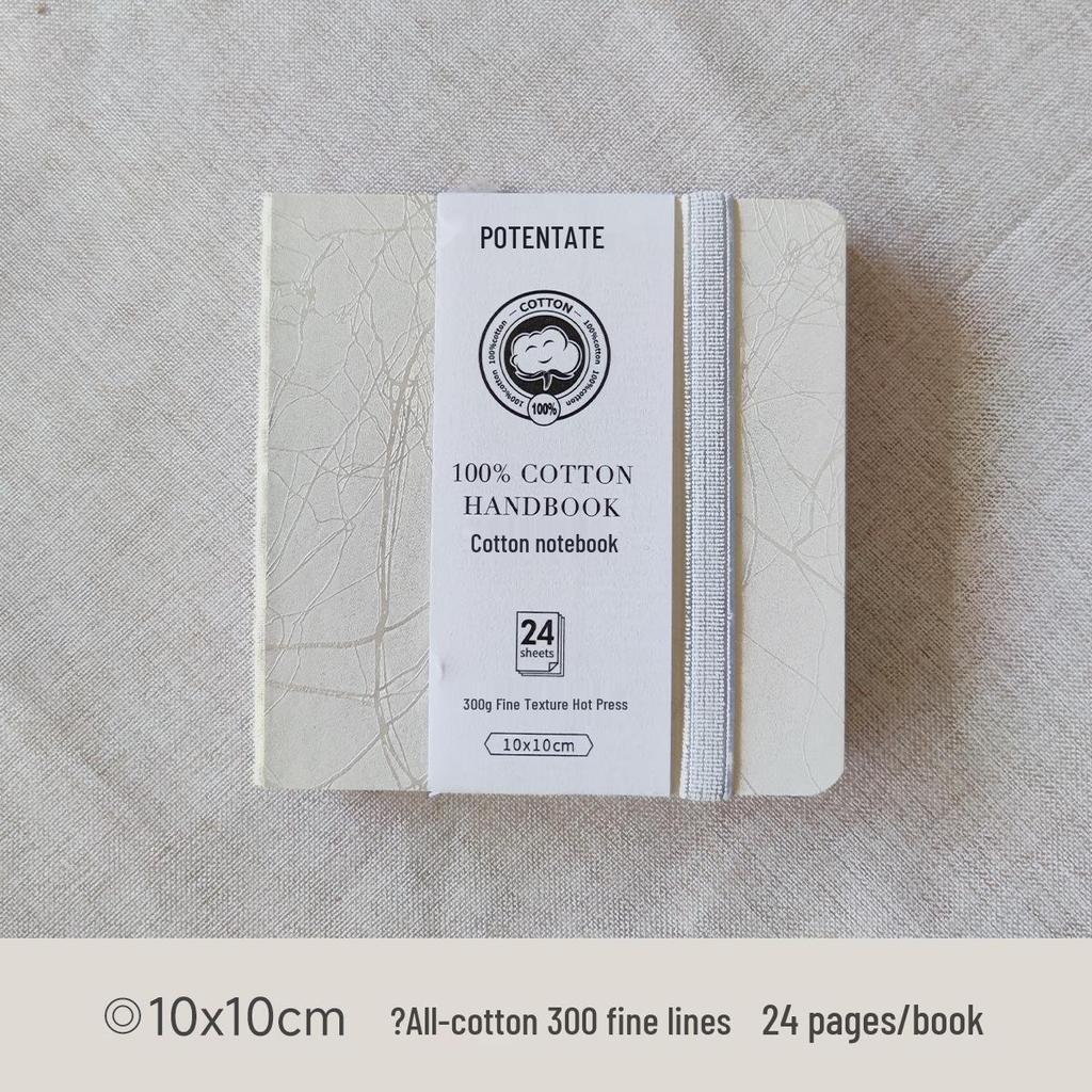 Portable Cotton Watercolor Accordion Planner - 300g Fabric for Travel & Student Paintings