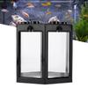 Stapelbares Kleines Fischbecken Kunststoff Kristallklar Mini-Aquarium Mehrfarbig Sechseckform Sechseckform Aquarium Schreibtisch-Dekoration