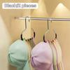 1/4pcs Round Hook Set Strong Storage Accessories Non-defensive Load Bearing for Hats Scarf Bags - Clothing Organizer Hooks