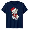 Christmas Dog Corgi Santa Hat Animals Unisexs TShirt Unisexs Graphic Tee Unisex Top
