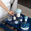 Creative Castle Ceramic Storage Jar Living Room Decoration Scented Candle Storage Jar Gift Candy Porcelain Tank Home Decoration