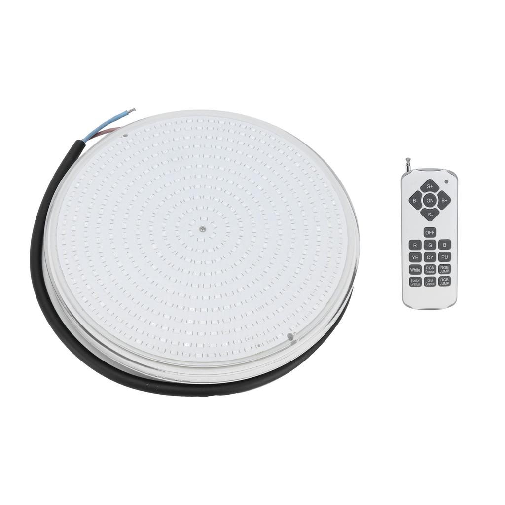 Colorful Swimming Pool Light IP68 Waterproof Underwater Lamp Replacement for PAR56 Light25W 2500LM