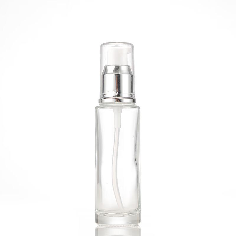 OIMG Transparent Vacuum Press Travel Dispenser Bottle