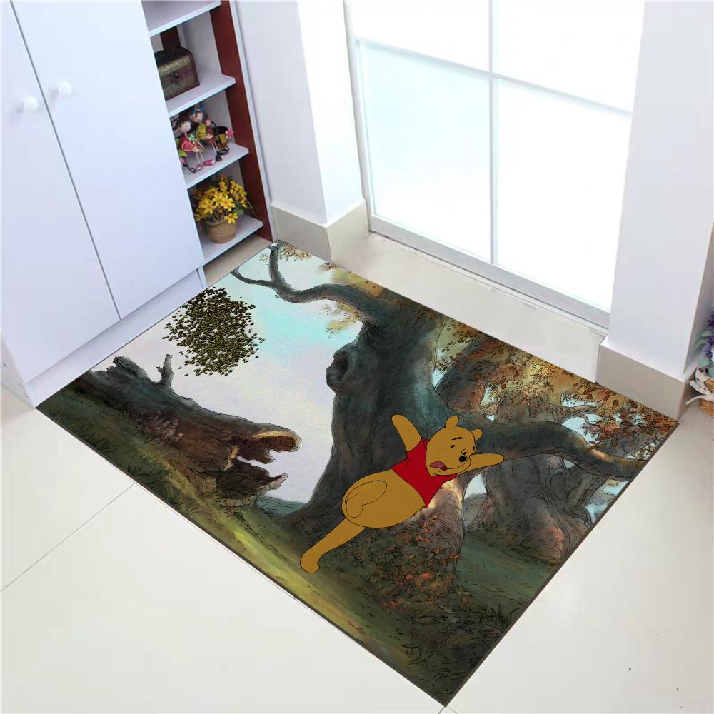 Winnie the Pooh Kitchen Mat Non Slip Carpet Bath Mats Entrance Doormat Home Rugs Living Room Lounge Rug Floor Carpets Door Foot