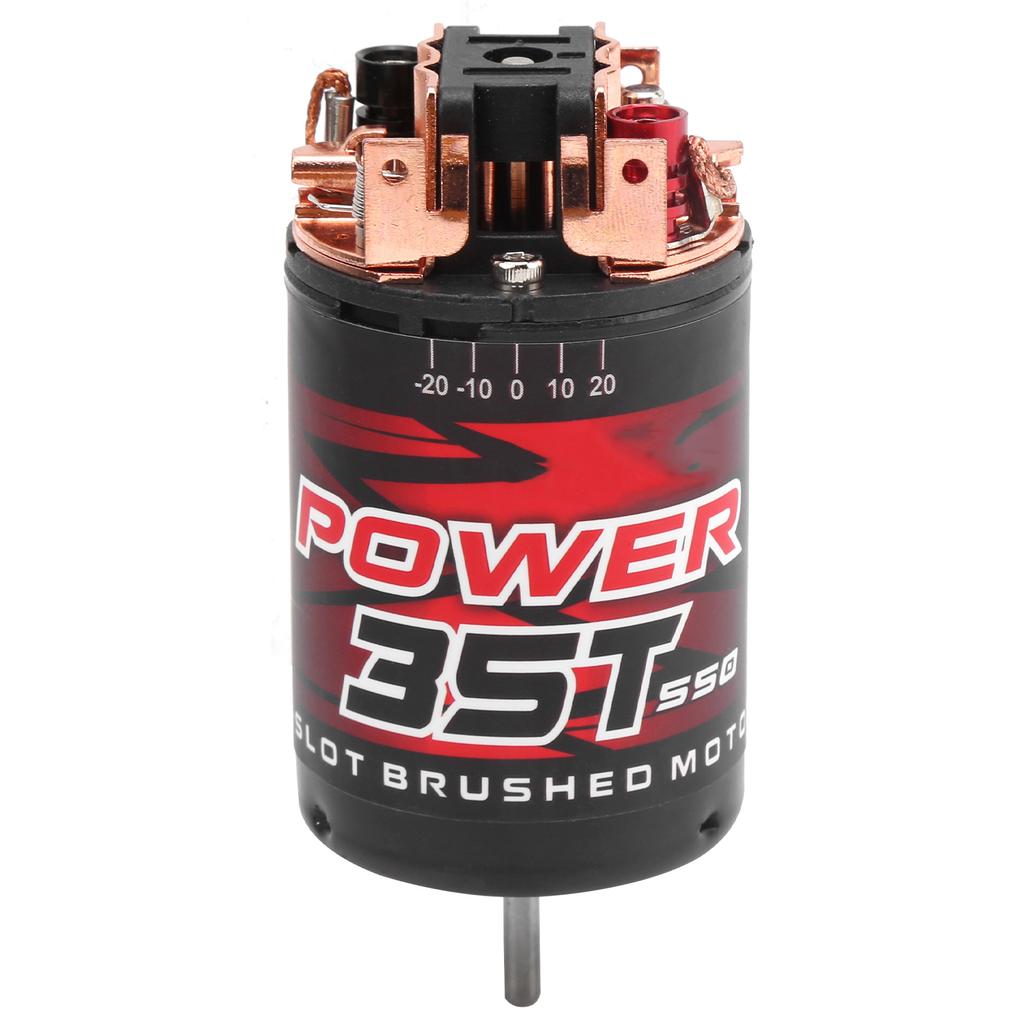 3‑Slot 550 Brushed Motor 35T RC Motor Replacement for 1 10 1 12 Remoted Control Car