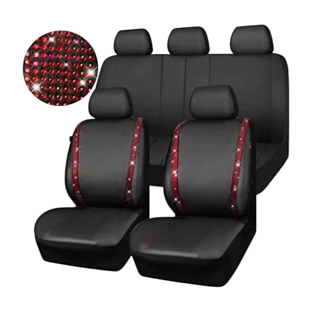 Leather Stitching Hot Diamond Diamond Diamond Water Rhinestone Universal Car Diamond Seat Cover