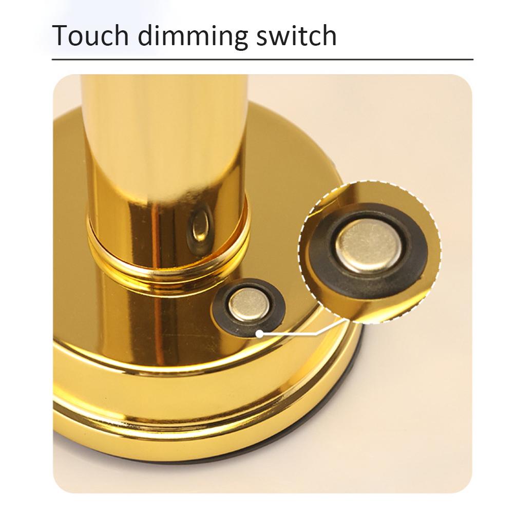 Lămpi de masă mici moderne fără fir, Lampă de birou portabilă cu LED cu intensitate reglabilă, Lumină de noapte reîncărcabilă cu baterii