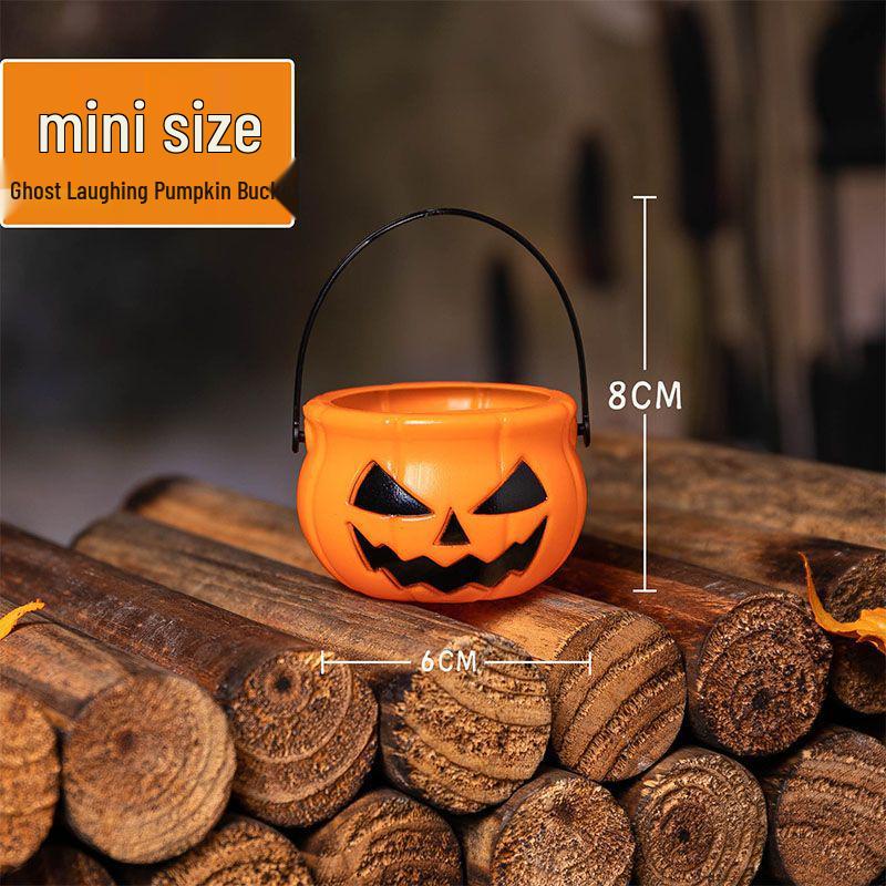 Halloween Pumpkin Lantern: Trick-or-Treat Basket & Candy Bucket for Kids